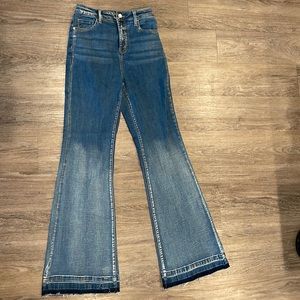 fashion nova stretch flare jeans